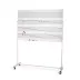 Rocada Skin Support 6875 táblatartó állvány, kerekekkel, 2 db 150×100 cm-es Skin táblához