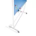 Rocada Skin Support 6875 táblatartó állvány, kerekekkel, 2 db 150×100 cm-es Skin táblához