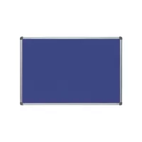 Rocada 6602 textil tábla / hirdetőtábla, alumínium kerettel, 90x60 cm, kék