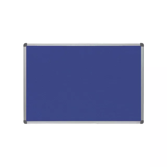 Rocada 6602 textil tábla / hirdetőtábla, alumínium kerettel, 90x60 cm, kék
