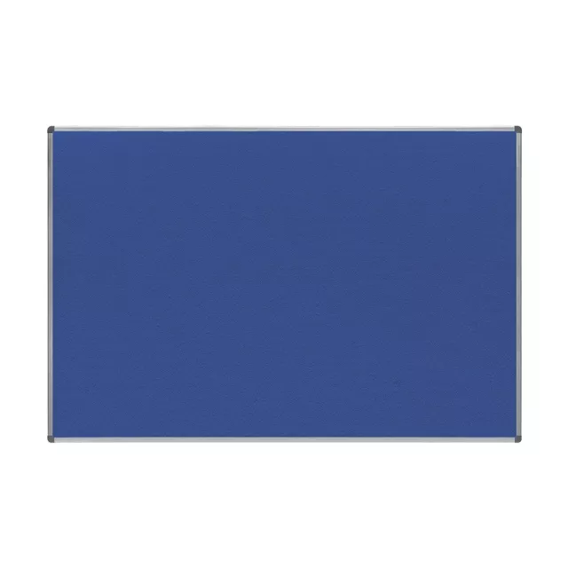 Rocada 6608 textil tábla / hirdetőtábla, alumínium kerettel, 180x120 cm, kék