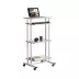 Rocada 5220V22 számítógépasztal, kerekeken, szürke