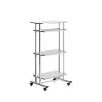 Rocada 5220V22 számítógépasztal, kerekeken, szürke