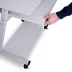 Rocada 9100 számítógépasztal, kerekeken, szürke