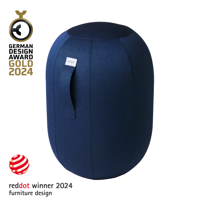 VLUV Kapsul Leiv L Royal Blue egyensúlyozó szék